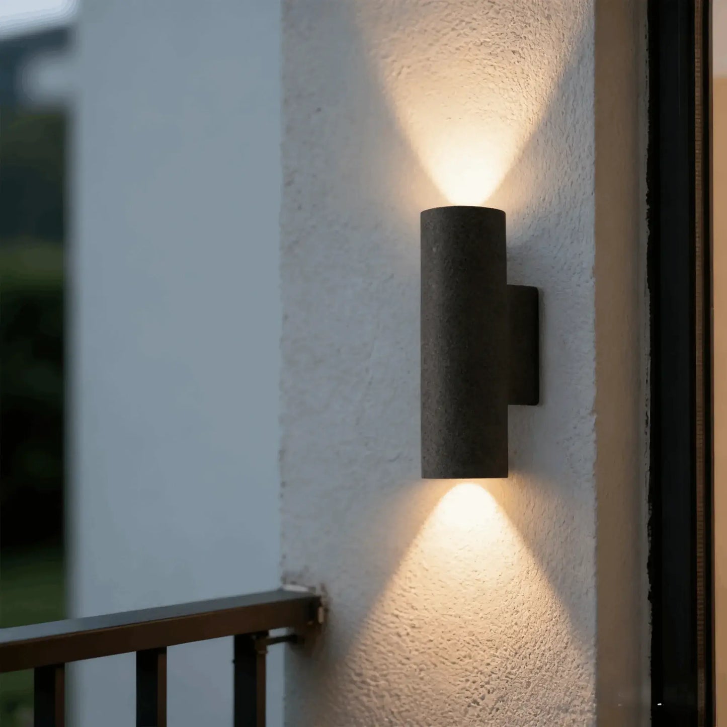 Applique Murale Extérieure Ciment Moderne | IP65 & LED GU10 Incluse | Série Arc