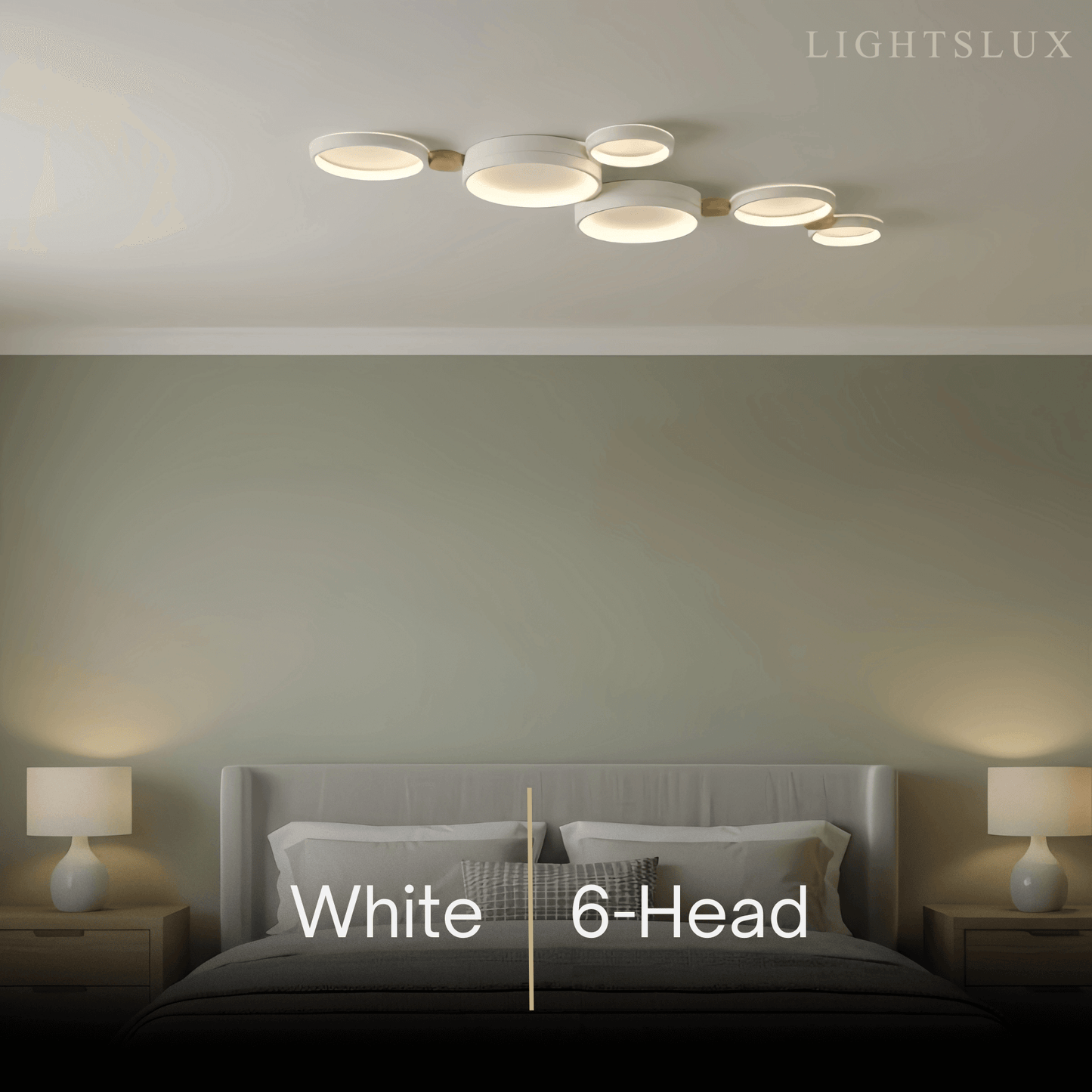 Plafonnier Rond Métal et Bois | LED Intégrée 3000K | Série Élégance