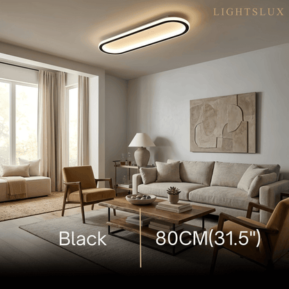 Lumière de Plafond Minimaliste Métal Acrylique | LED SMD IP20 | Série Épure