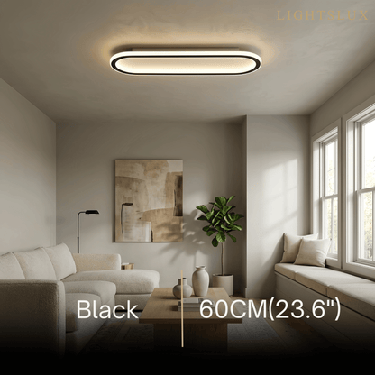 Lumière de Plafond Minimaliste Métal Acrylique | LED SMD IP20 | Série Épure