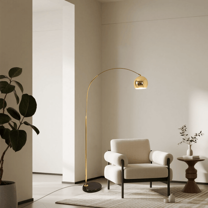 Lampe sur pied Métal Nordique | LED à intensité réglable | Compatible E26/E27