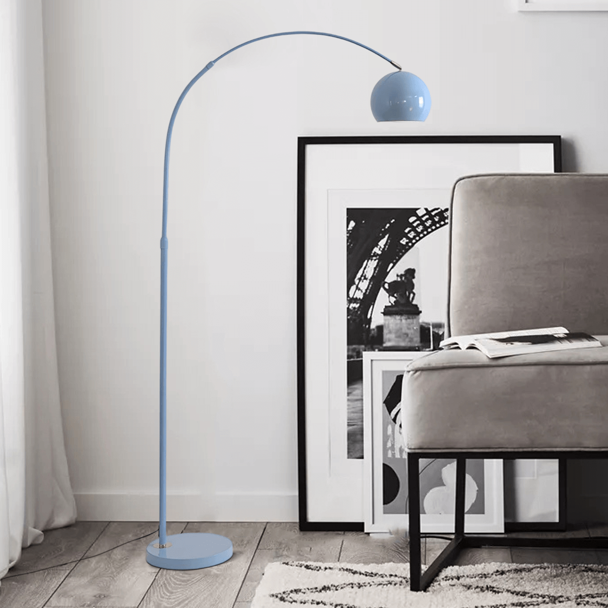 Lampe sur pied Métal Nordique | LED à intensité réglable | Compatible E26/E27