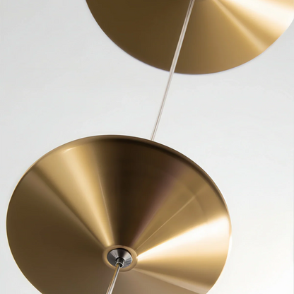 Lampe Pendante Industrielle Fer & Marbre | Hauteur Réglable LED Intégré