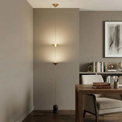 Lampe Pendante Industrielle Fer & Marbre | Hauteur Réglable LED Intégré