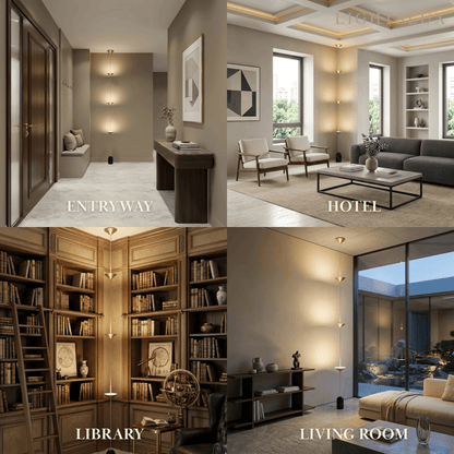 Lampe Pendante Industrielle Fer & Marbre | Hauteur Réglable LED Intégré