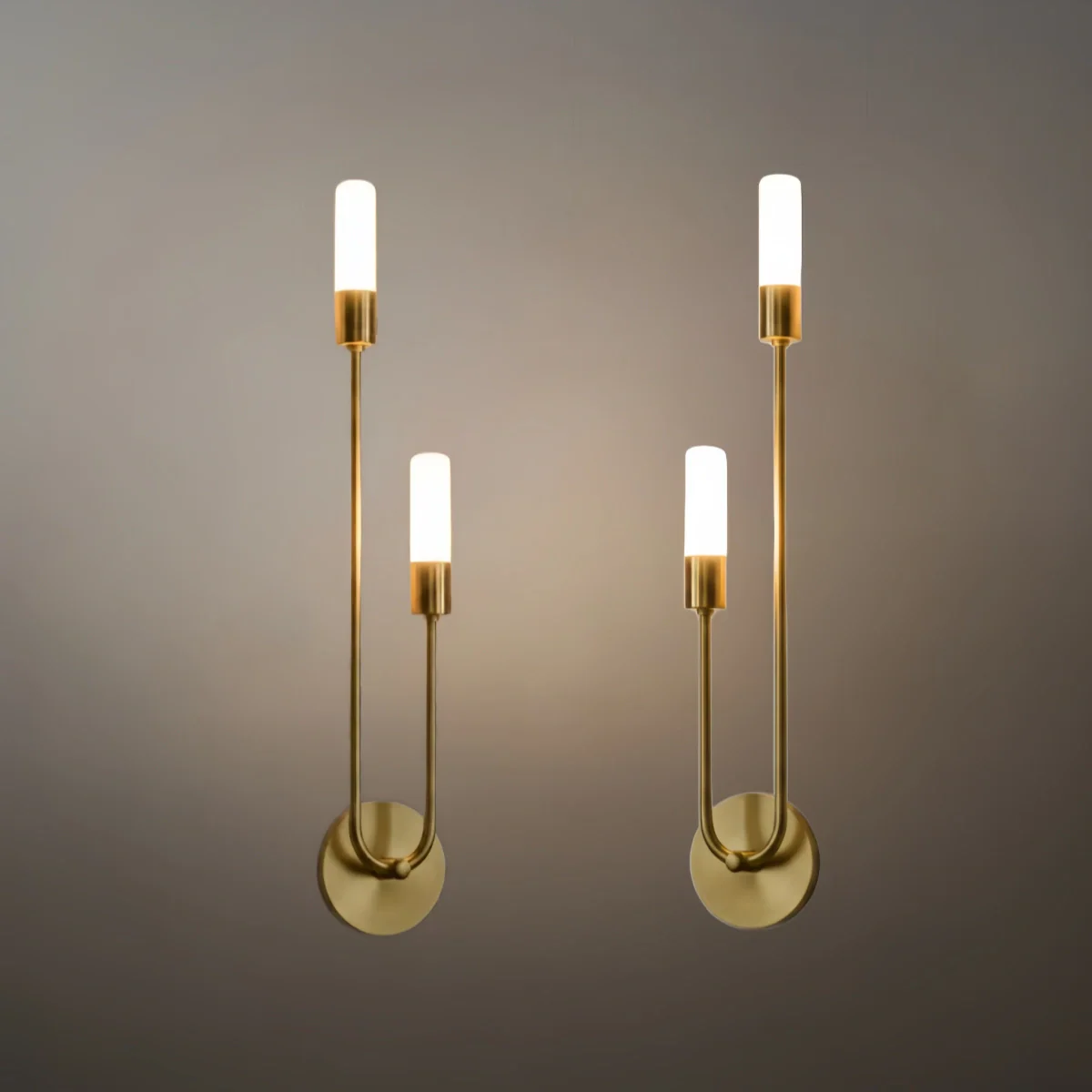 Applique Murale Linéaire Dorée Métal | LED G9 3000K Chaud | Série Élégance