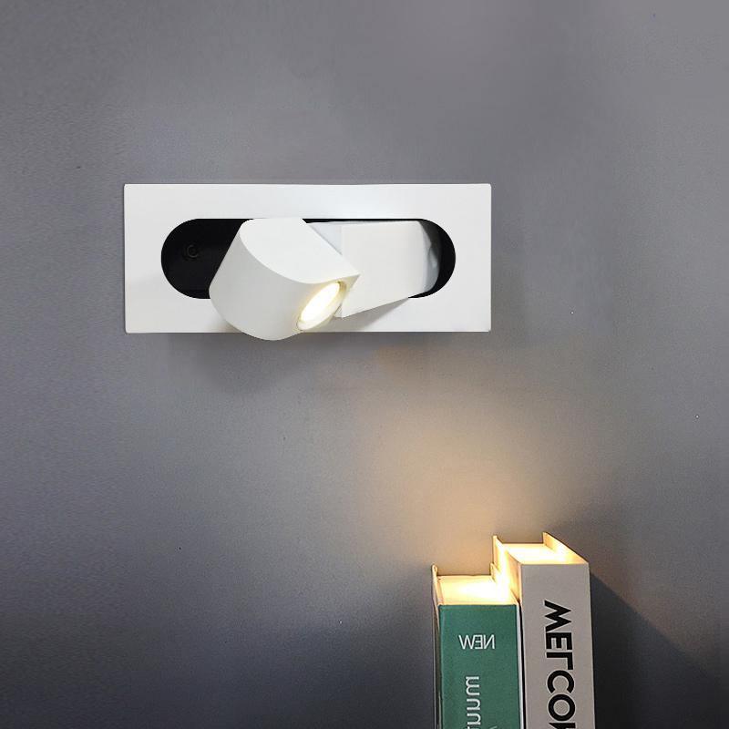 Lampe de Lecture LED Aluminium | Tête Réglable, Bouton-Poussoir | Série Nova