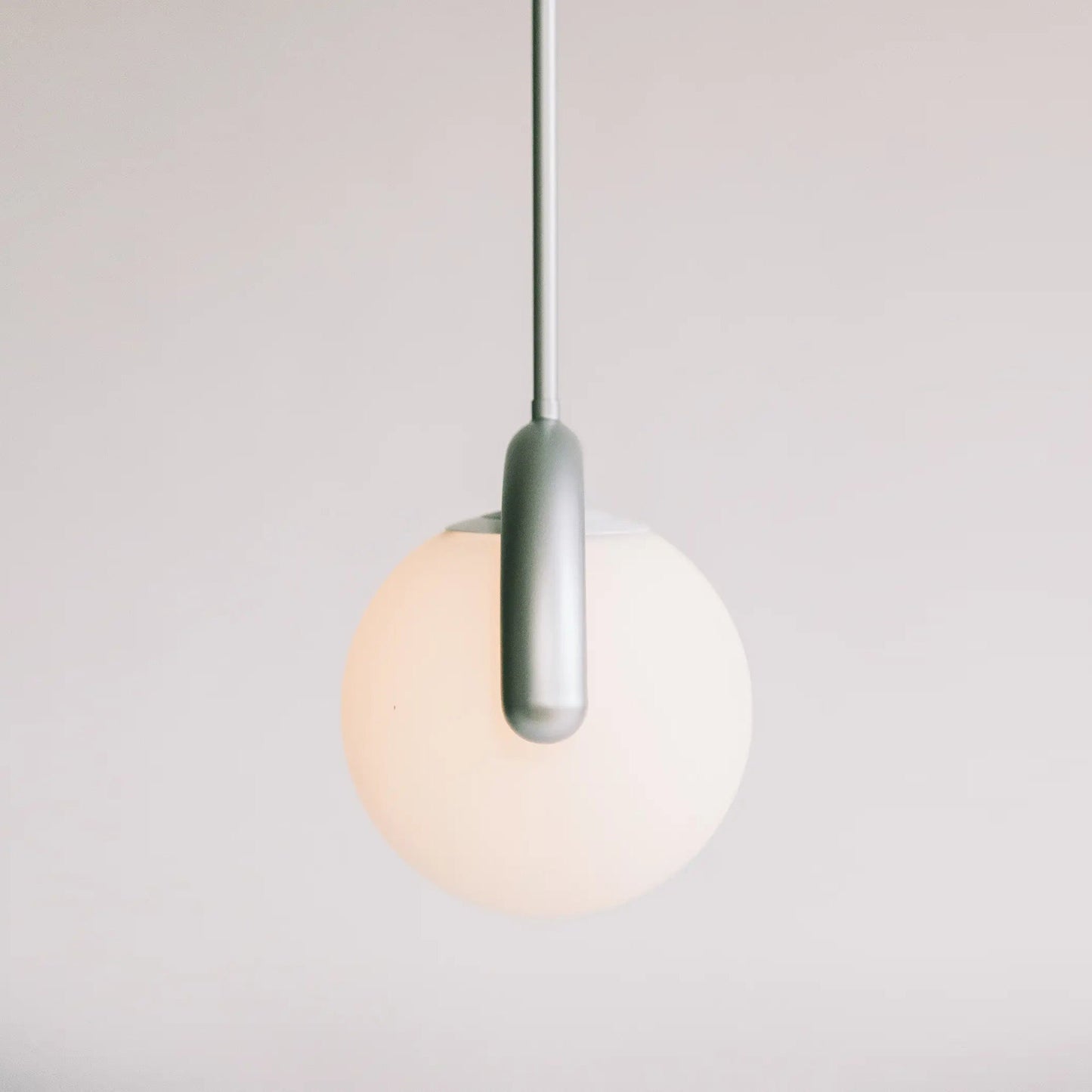 Lustre Linéaire Métal et Verre | Rouge et Argenté, IP20 Non-dimmable