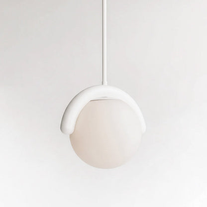 Lustre Linéaire Métal et Verre | Rouge et Argenté, IP20 Non-dimmable