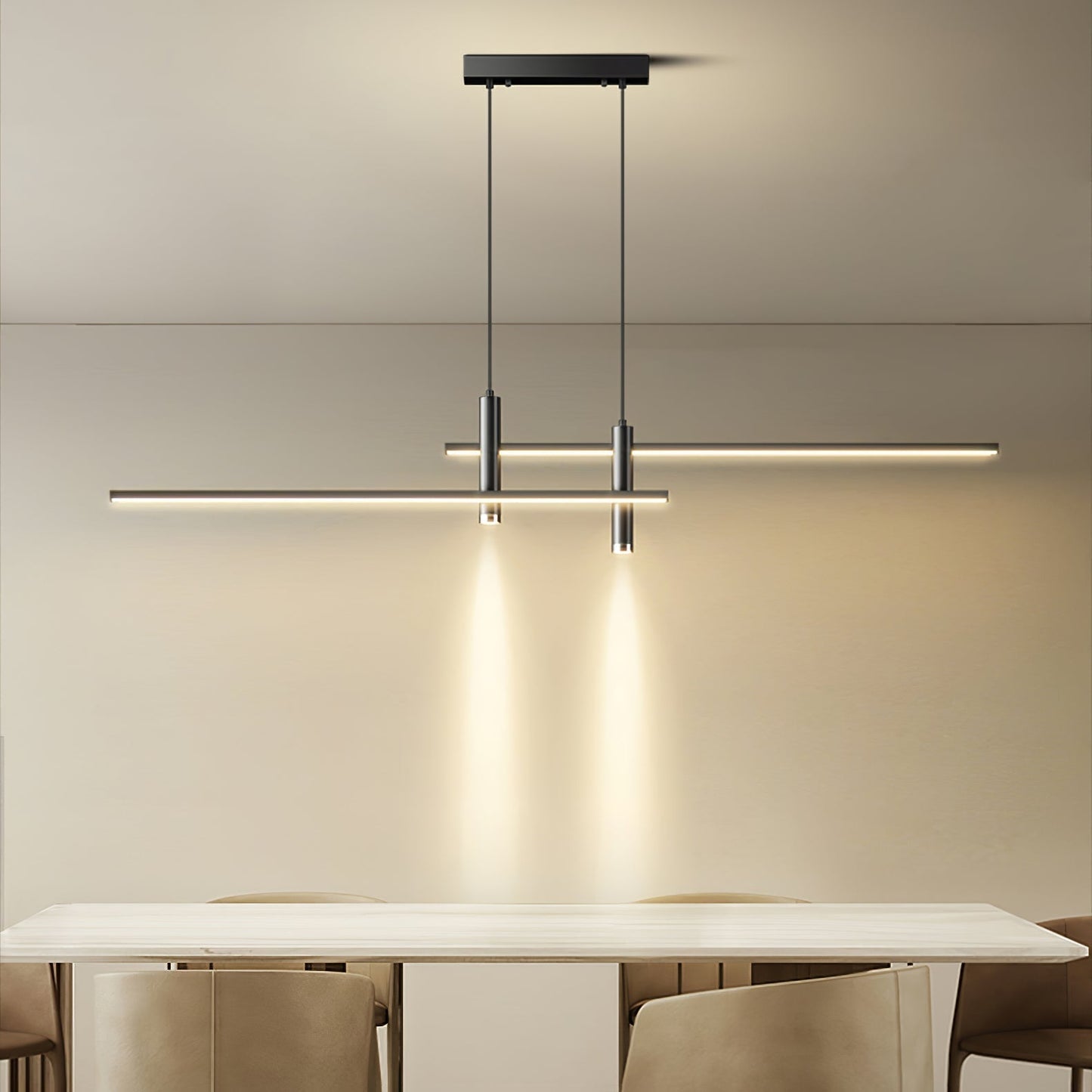 Suspension Métal | Éclairage ciblé, Ampoule LED Incluse | Série Charlotte