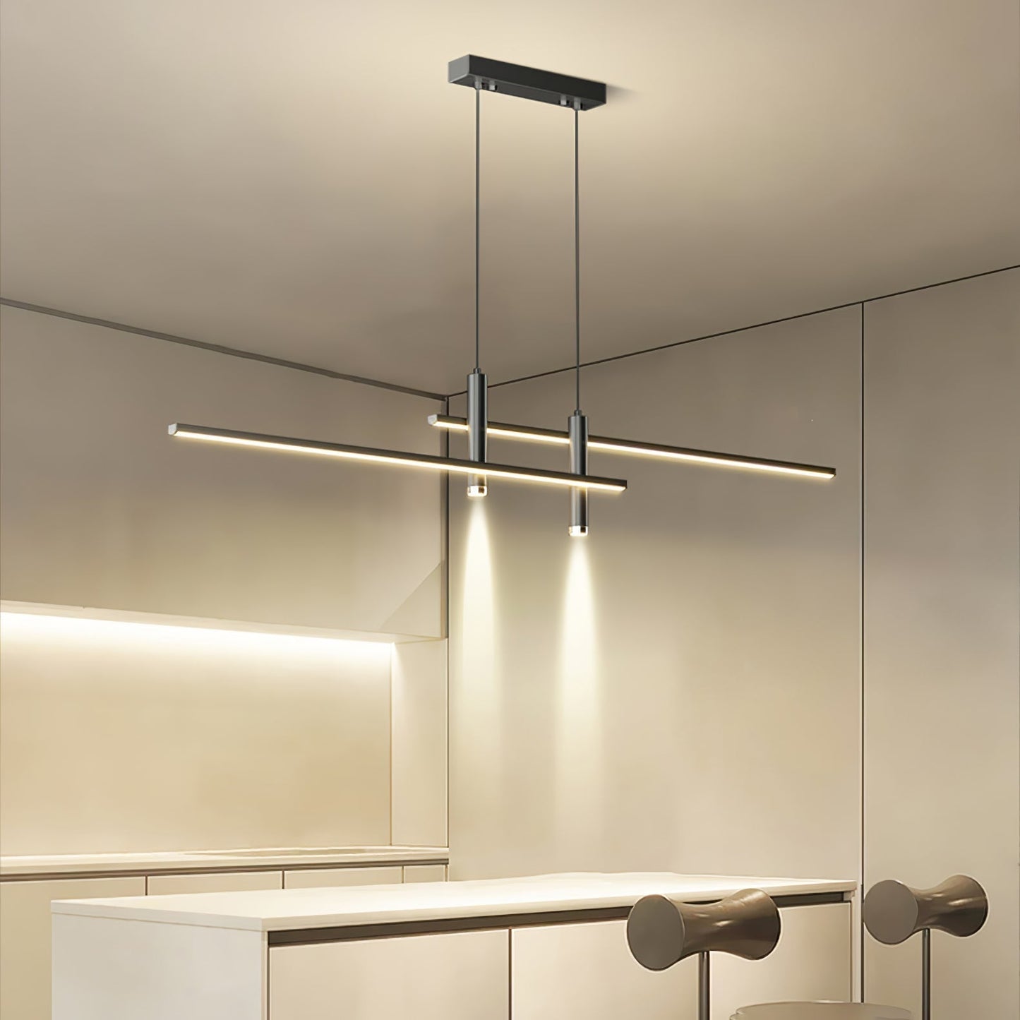 Suspension Métal | Éclairage ciblé, Ampoule LED Incluse | Série Charlotte