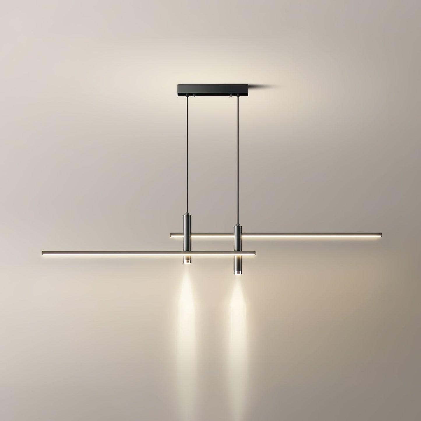Suspension Métal | Éclairage ciblé, Ampoule LED Incluse | Série Charlotte