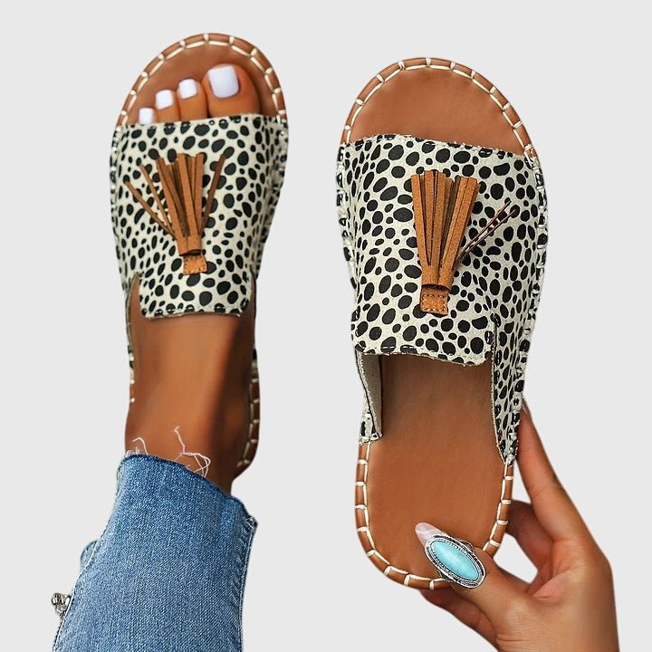 Confort Sandales Orthopédiques Cuir Doux | Soutien Voûte Semelle Confort