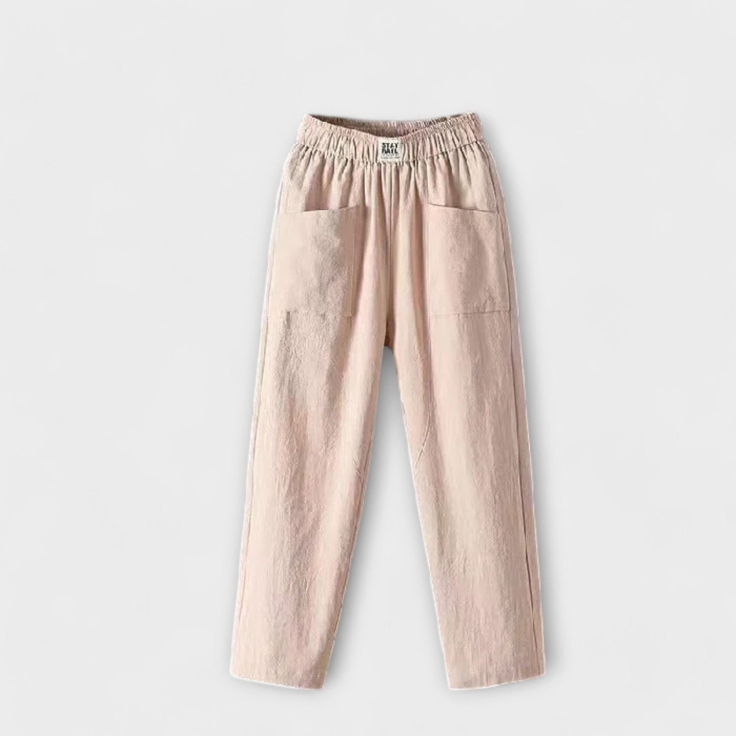 Pantalons Coton-Lin Femme Été Léger | Confort Quotidien Entretien Facile