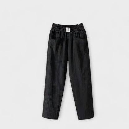 Pantalons Coton-Lin Femme Été Léger | Confort Quotidien Entretien Facile