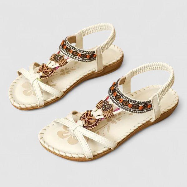 Sandales orthopédiques Cuir | Semelle Stabilité+, Soutien arrière | Ligne Sérénité