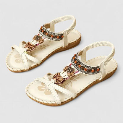 Sandales orthopédiques Cuir | Semelle Stabilité+, Soutien arrière | Ligne Sérénité