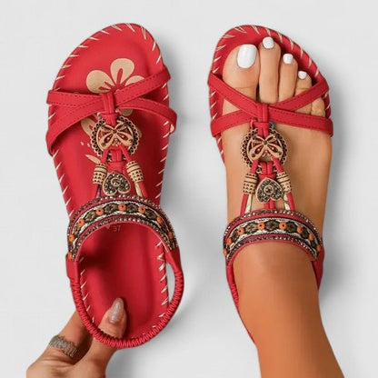 Sandales orthopédiques Cuir | Semelle Stabilité+, Soutien arrière | Ligne Sérénité