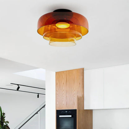 Lumière LED Plafond Verre Fumé | Réglable, IP20 | Série LumenVerre