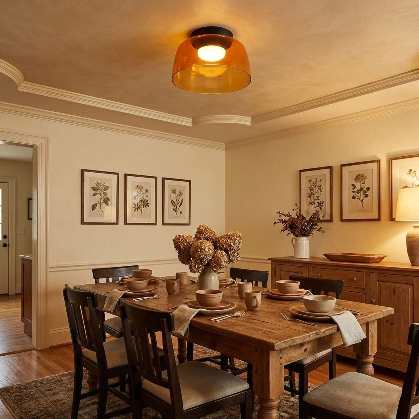 Lumière LED Plafond Verre Fumé | Réglable, IP20 | Série LumenVerre