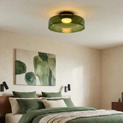 Lumière LED Plafond Verre Fumé | Réglable, IP20 | Série LumenVerre