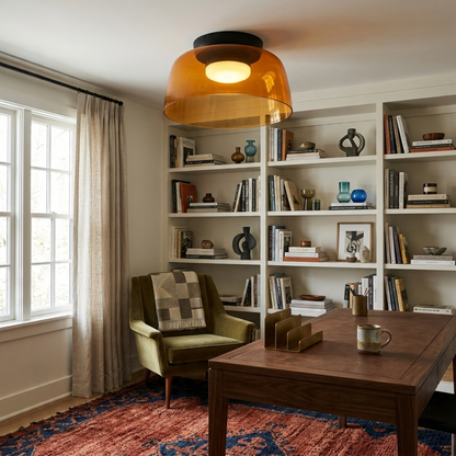 Lumière LED Plafond Verre Fumé | Réglable, IP20 | Série LumenVerre