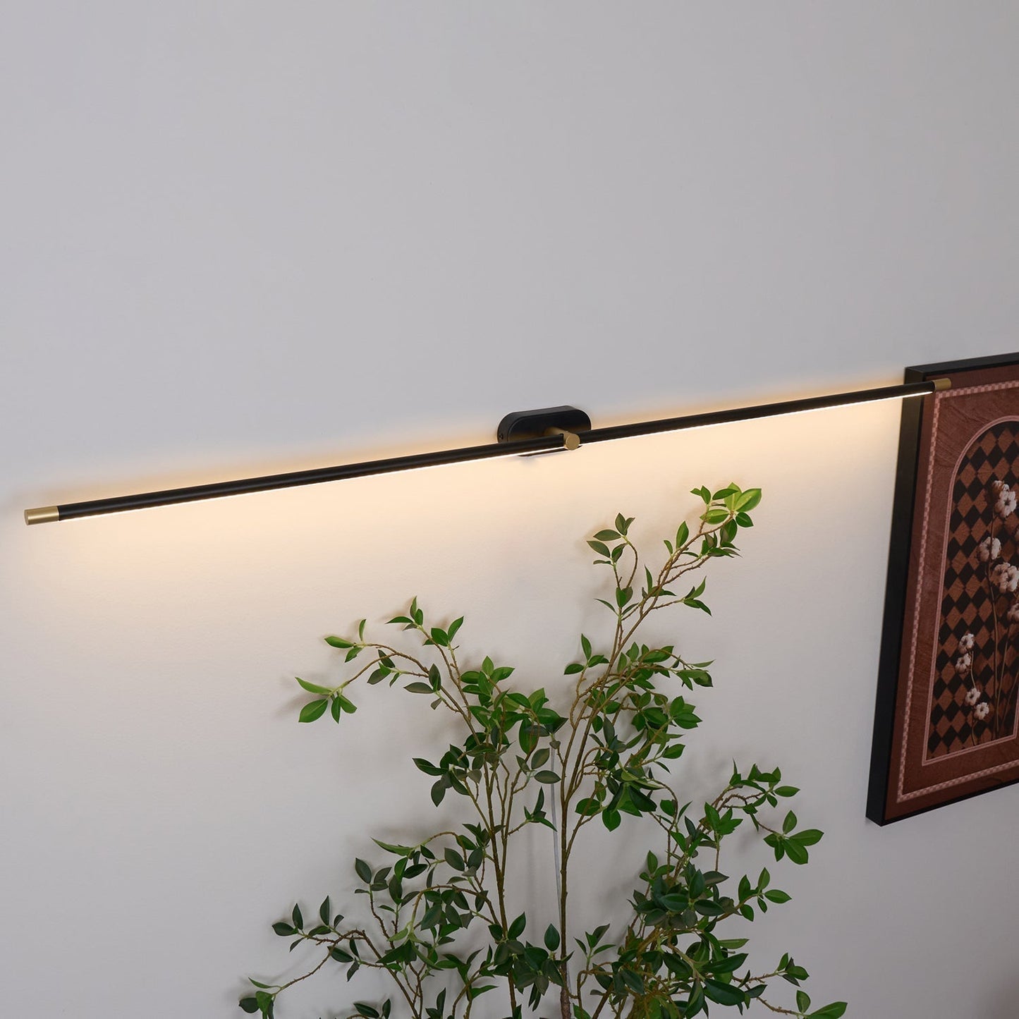 Lampe Applique Murale Métal LED | Batterie Rechargeable Interrupteur Tactile