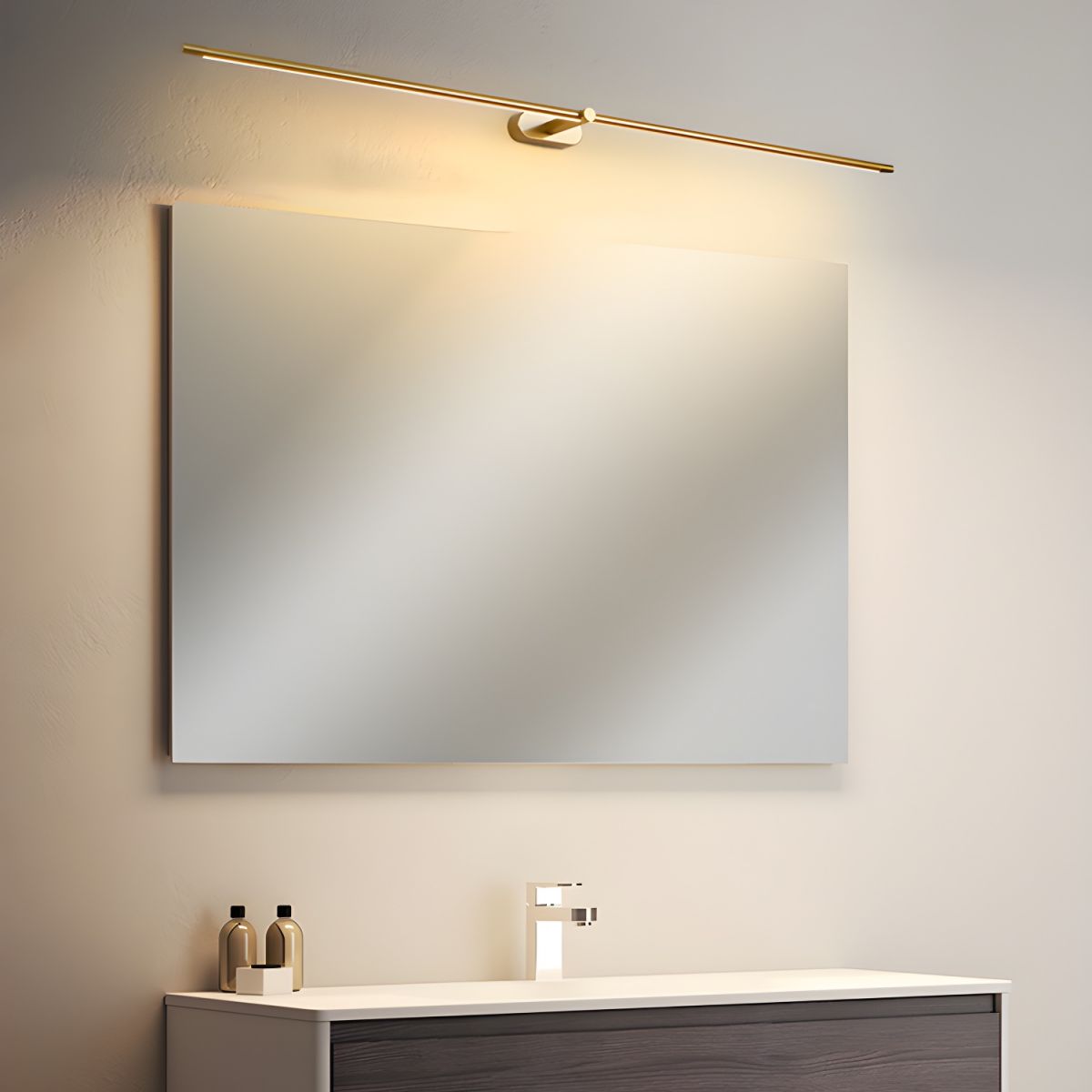 Lampe Applique Murale Métal LED | Batterie Rechargeable Interrupteur Tactile