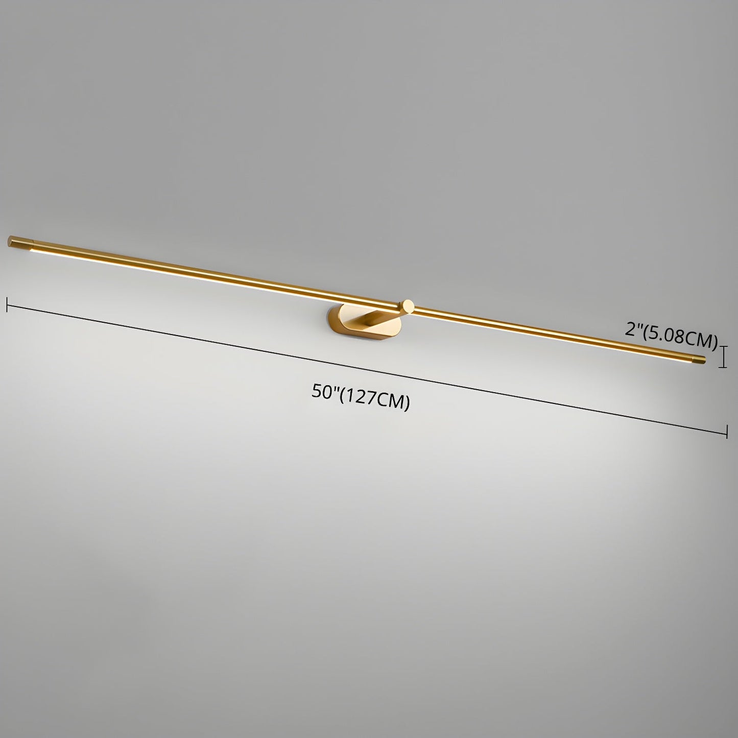Lampe Applique Murale Métal LED | Batterie Rechargeable Interrupteur Tactile