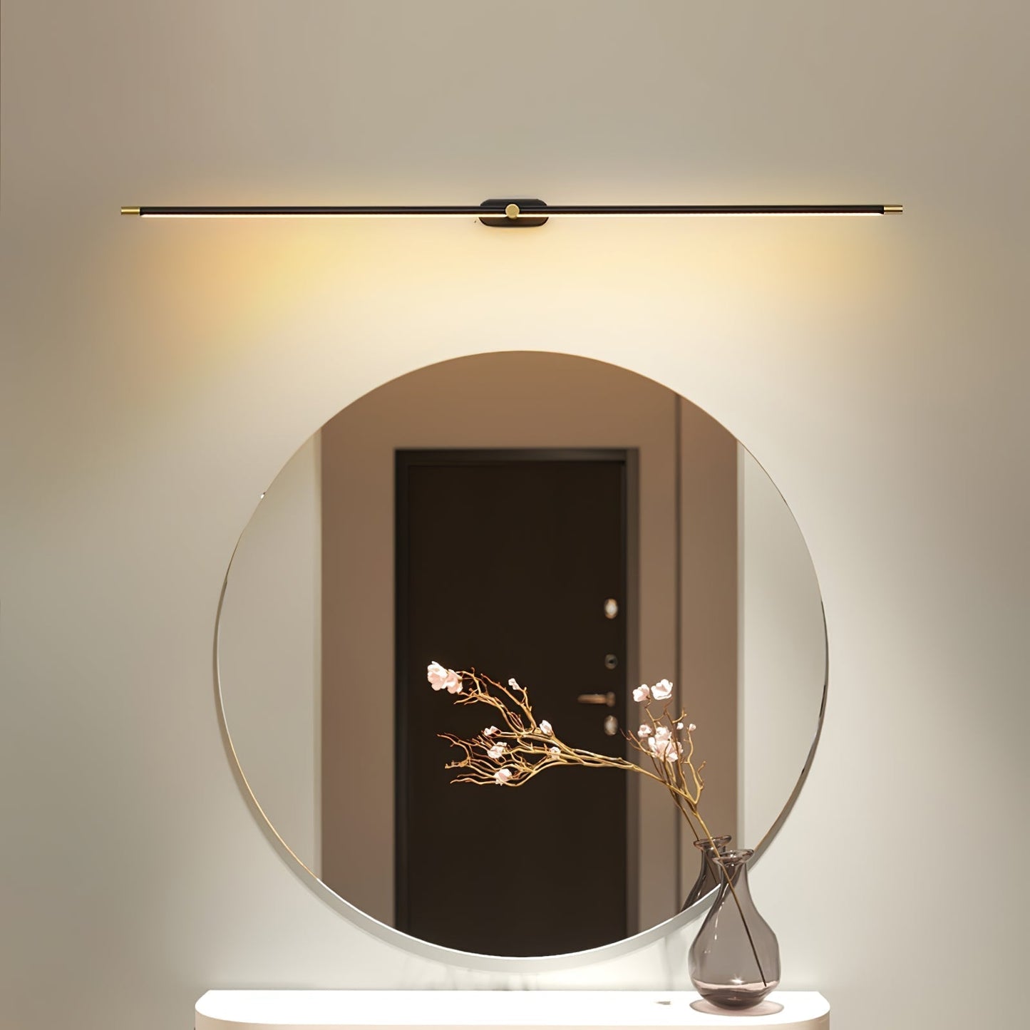 Lampe Applique Murale Métal LED | Batterie Rechargeable Interrupteur Tactile