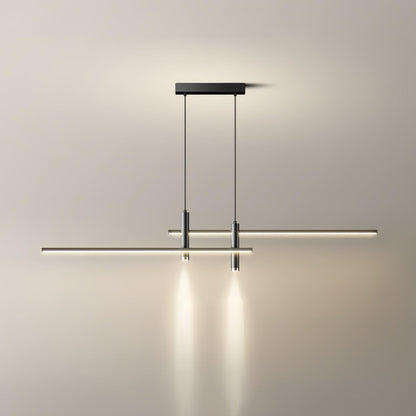 Suspension LED Métal Minimaliste | Hauteur Ajustable Dimmable | Série LINK