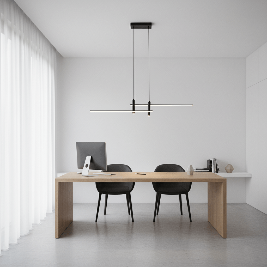 Suspension LED Métal Minimaliste | Hauteur Ajustable Dimmable | Série LINK