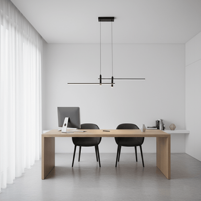 Suspension LED Métal Minimaliste | Hauteur Ajustable Dimmable | Série LINK