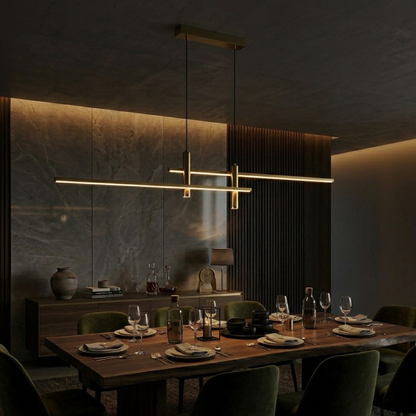Suspension LED Métal Minimaliste | Hauteur Ajustable Dimmable | Série LINK