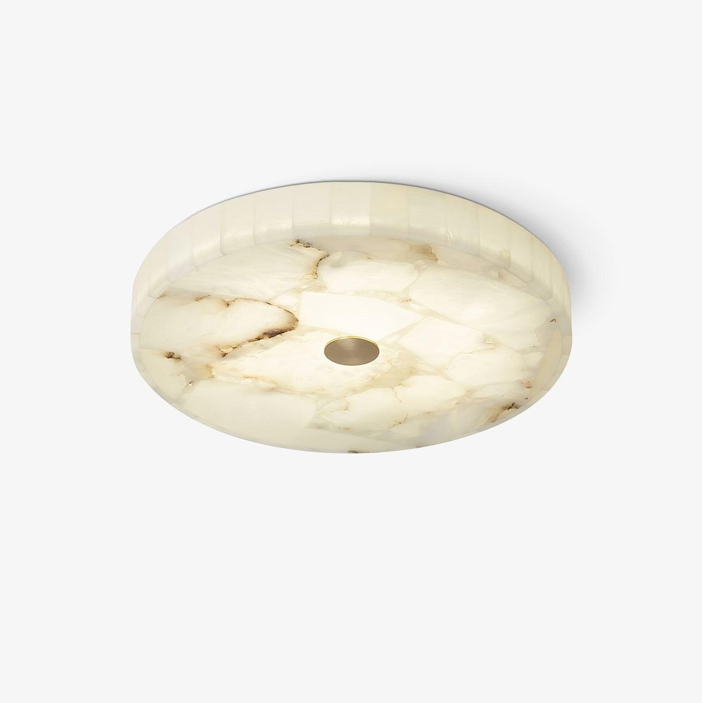 Lustre de Plafond Alabastre Blanc | LED Intégrée, 3 Températures | Série Arc