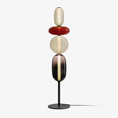 Lampe De Sol Moderne Verre Soufflé | LED Intégrée, 3000K-6000K | Série Éclat