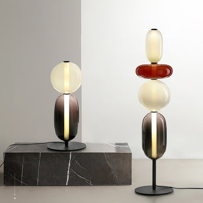 Lampe De Sol Moderne Verre Soufflé | LED Intégrée, 3000K-6000K | Série Éclat