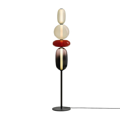 Lampe De Sol Moderne Verre Soufflé | LED Intégrée, 3000K-6000K | Série Éclat