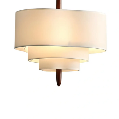 Tissu Lustre Moderne | Abat-jour rond en tissu, Inclinaison 30°