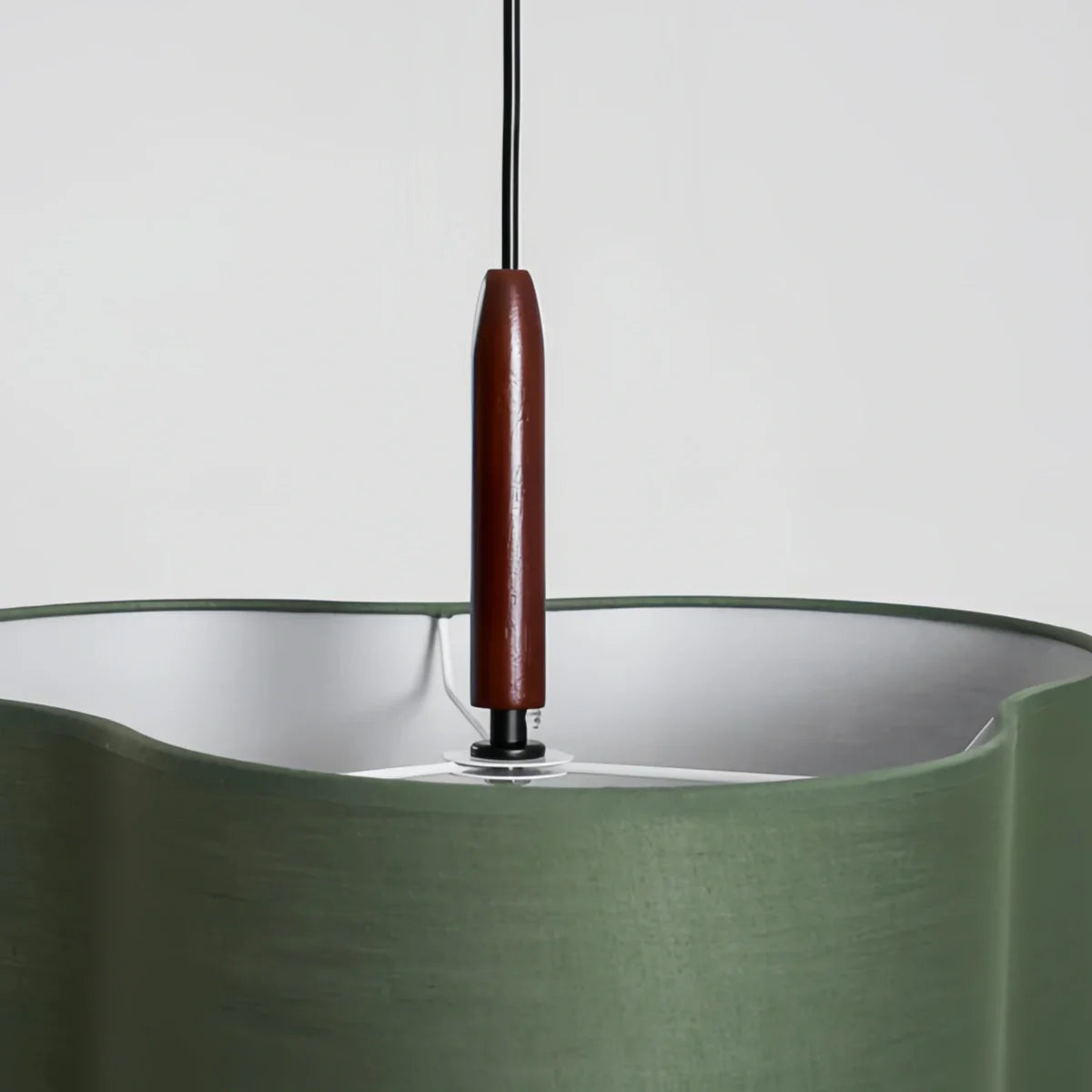 Tissu Lustre Moderne | Abat-jour rond en tissu, Inclinaison 30°
