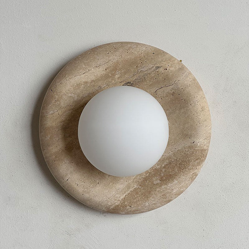 Lampe Murale Applique Marbre|Éclairage doux Sans ampoule|Ligne Marbre
