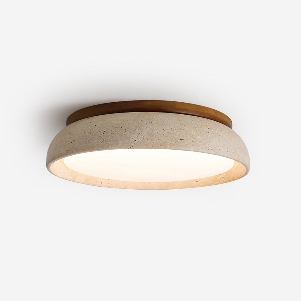 Plafonnier Travertin Moderne | LED Réglable | Ampoules LED Incluses | Série Lumen