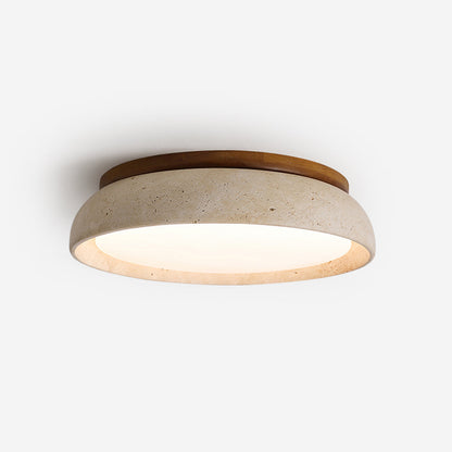 Plafonnier Travertin Moderne | LED Réglable | Ampoules LED Incluses | Série Lumen