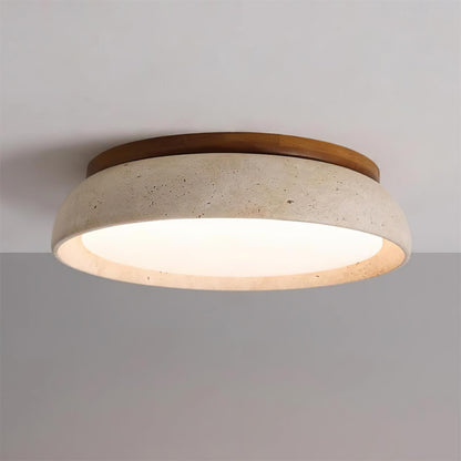 Plafonnier Travertin Moderne | LED Réglable | Ampoules LED Incluses | Série Lumen