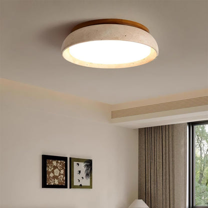 Plafonnier Travertin Moderne | LED Réglable | Ampoules LED Incluses | Série Lumen