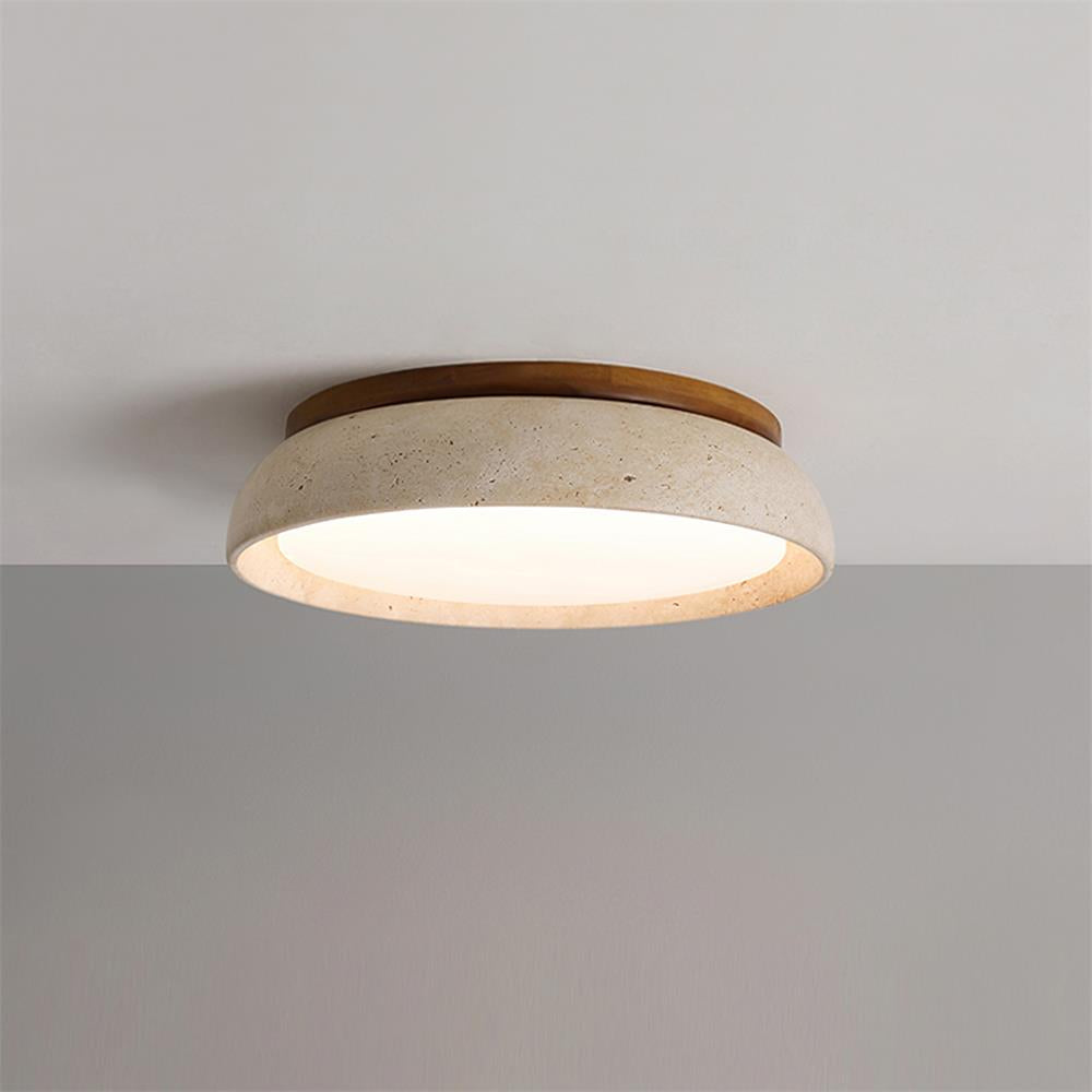 Plafonnier Travertin Moderne | LED Réglable | Ampoules LED Incluses | Série Lumen