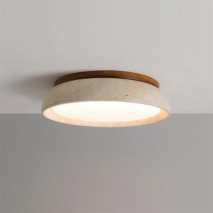 Plafonnier Travertin Moderne | LED Réglable | Ampoules LED Incluses | Série Lumen