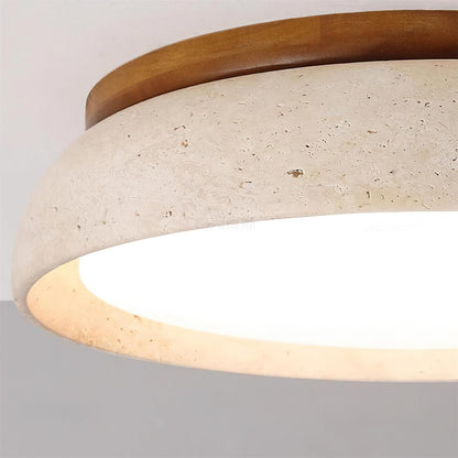 Plafonnier Travertin Moderne | LED Réglable | Ampoules LED Incluses | Série Lumen