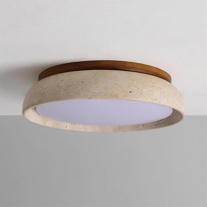 Plafonnier Travertin Moderne | LED Réglable | Ampoules LED Incluses | Série Lumen