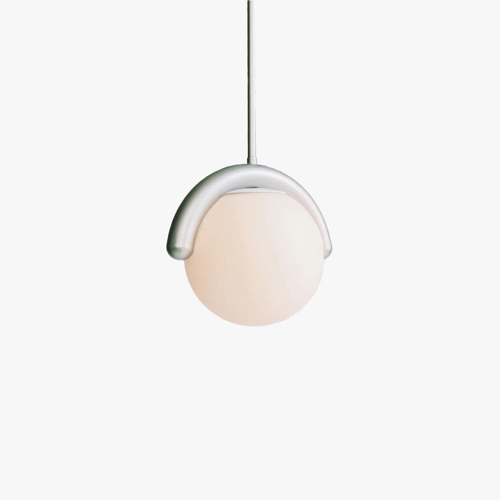 Lustre Linéaire Métal et Verre | Rouge et Argenté, IP20 Non-dimmable
